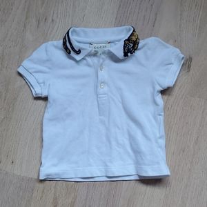 Gucci Baby Tiger Collar Polo